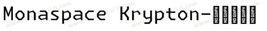 Monaspace Krypton字体转换